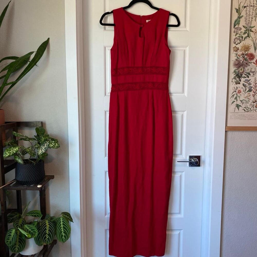Vintage Rampage Women's Red Dress